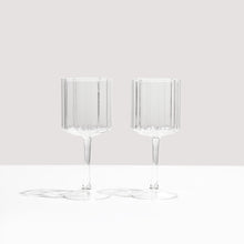 Load image into Gallery viewer, Fazeek Two x Wave Wine Glasses