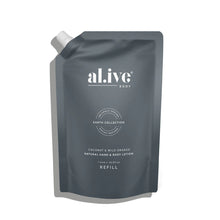 Load image into Gallery viewer, Coconut &amp; Wild Orange Lotion Refill