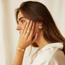 Load image into Gallery viewer, Eros Gold Textured Ring - Large