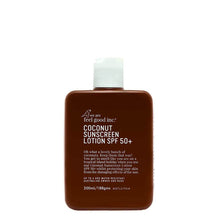 Load image into Gallery viewer, Coconut Sunscreen Lotion SPF 50+