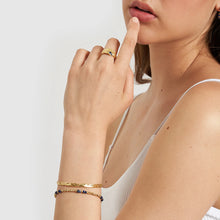 Load image into Gallery viewer, Anya Gold and White Ring