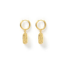 Load image into Gallery viewer, Mendoza Gold Huggie Earrings