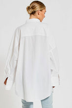 Load image into Gallery viewer, Bohemian Traders Oversized Shirt - White Cotton
