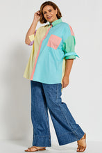 Load image into Gallery viewer, Bohemian Traders Boyfriend Shirt - Block Multi