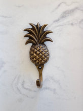 Load image into Gallery viewer, Brass Pineapple Wall Hook