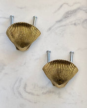 Load image into Gallery viewer, Brass Shell Handles