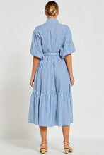 Load image into Gallery viewer, Bohemian Traders Dolman Shirt Dress - Blue