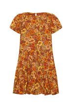 Load image into Gallery viewer, Tiered Flutter Sleeve Mini Dress - Italian Floral