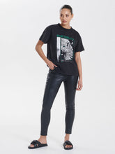 Load image into Gallery viewer, Ena Pelly Cheetah Tee - Washed Black