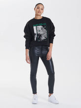Load image into Gallery viewer, Ena Pelly Cheetah Sweater - Washed Black