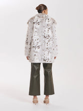 Load image into Gallery viewer, Ena Pelly Minimalist Faux Fur Jacket - Snow Leopard