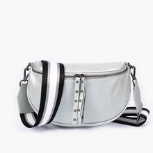 Load image into Gallery viewer, Crossbody Bag – Silver/Gunmetal