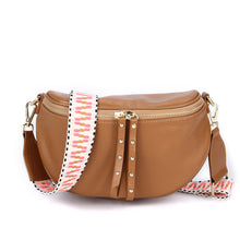 Load image into Gallery viewer, Crossbody Bag – Camel/Gold