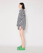 Load image into Gallery viewer, Jac and Mooki - Everyday Shirt - Black and White Stripe