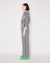 Load image into Gallery viewer, Everyday Wide Leg Pant - Black and White Stripe