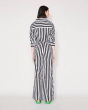 Load image into Gallery viewer, Everyday Wide Leg Pant - Black and White Stripe