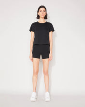 Load image into Gallery viewer, Jac and Mooki - Rib Crop Bike Short - Black