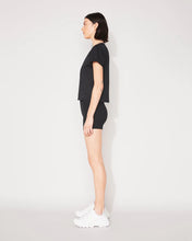 Load image into Gallery viewer, Jac and Mooki - Rib Crop Bike Short - Black