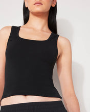 Load image into Gallery viewer, Rib Two Way Tank - Black