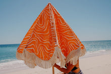 Load image into Gallery viewer, Salty Shadows - Earth Beach Umbrella