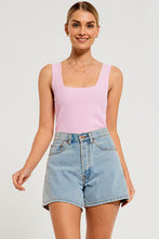 Load image into Gallery viewer, Fitted Cropped Knit Top - Lilac