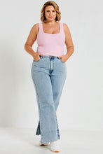 Load image into Gallery viewer, Fitted Cropped Knit Top - Lilac