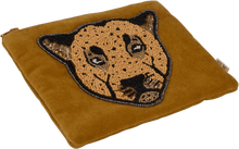 Load image into Gallery viewer, Leopard Velvet Pouch