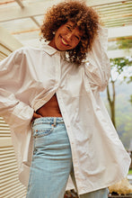 Load image into Gallery viewer, Bohemian Traders Oversized Shirt - White Cotton