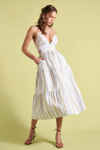 Load image into Gallery viewer, Mon Renn - Laze Stripe Midi Dress