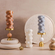 Load image into Gallery viewer, Polka Chunky Candle - White