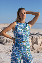 Load image into Gallery viewer, Pops and Co - The Pippa Top in Azure Posy