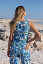 Load image into Gallery viewer, Pops and Co - The Pippa Top in Azure Posy