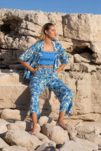 Load image into Gallery viewer, Pops and Co - The Summer Pants in Azure Posy