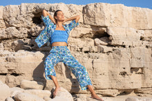 Load image into Gallery viewer, Pops and Co - The Summer Pants in Azure Posy