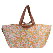 Load image into Gallery viewer, Kollab - Beach Bag Retro Aqua Floral