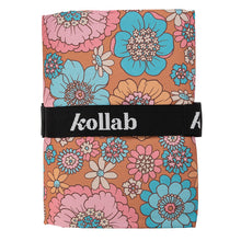 Load image into Gallery viewer, Kollab - Picnic Mat Retro Aqua Floral