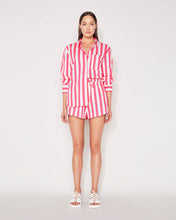 Load image into Gallery viewer, Jac and Mooki Everyday Shirt - Rouge Red Stripe