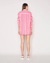 Load image into Gallery viewer, Jac and Mooki Everyday Shirt - Rouge Red Stripe