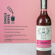 Load image into Gallery viewer, Mr Consistent Cocktail Mixes - Sangria