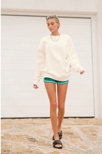 Load image into Gallery viewer, Araminta James - Ciao Sweatshirt Snow/Tropical