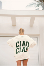 Load image into Gallery viewer, Araminta James - Ciao Sweatshirt Snow/Tropical