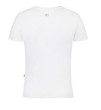 Load image into Gallery viewer, Araminta James - AJ Logo Tee Snow/Multi