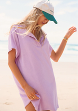 Load image into Gallery viewer, Araminta James - Terry Polo Dress Orchid