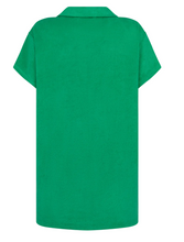Load image into Gallery viewer, Araminta James - Terry Polo Dress Tropical Green