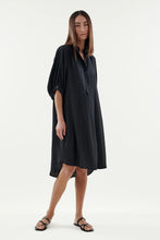 Load image into Gallery viewer, Layer'd Vise Shirt Dress - Coal
