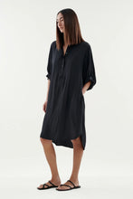 Load image into Gallery viewer, Layer'd Vise Shirt Dress - Coal