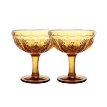 Load image into Gallery viewer, Wandering Folk Margarita Glass Set of 2