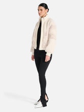 Load image into Gallery viewer, Ena Pelly Rory Contrast Faux Fur Jacket - Bone