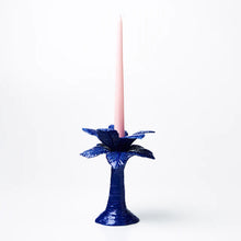 Load image into Gallery viewer, Palmy Candlestick - Blue