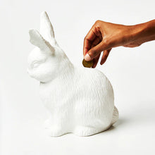 Load image into Gallery viewer, Bunny Money Box - White